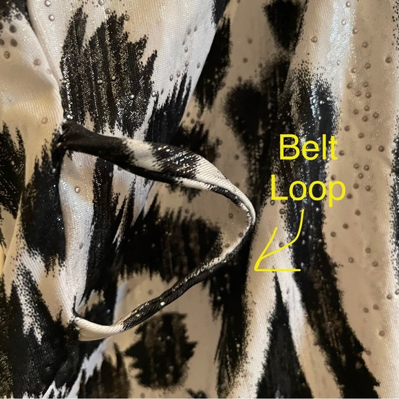 Rue21 Zebra print tube / strapless top with black belt - Picture 7 of 9